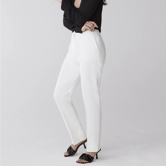 BCBGMAXAZRIA Off White Tarik Trouser (Size 6) - Picture 2 of 3